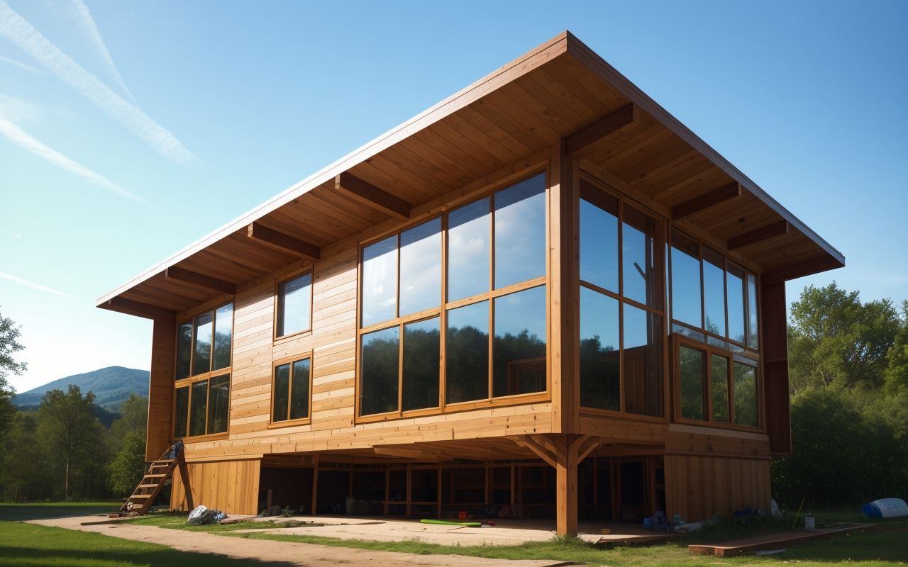 Использование экологически чистых материалов для быстрого возведения современных энергоэффективных домов 1 Использование экологически чистых материалов для быстрого возведения современных энергоэффективных домов