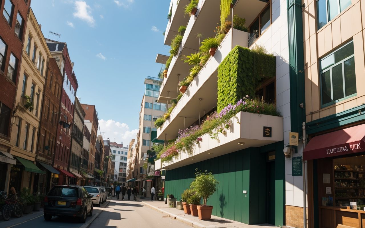 Использование вертикального озеленения для создания экологичного и эстетичного пространства в городских районах 1 Использование вертикального озеленения для создания экологичного и эстетичного пространства в городских районах